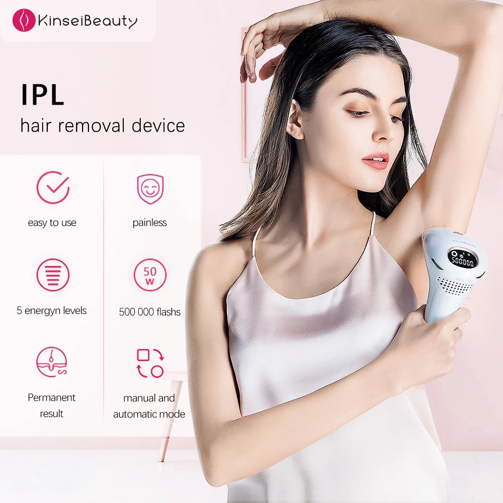 Laser Hair Removal 500000 Flashes MELSYA IPL Hair removal Epilator LCD Display Laser Permanent Bikini Trimmer Electric Depilador