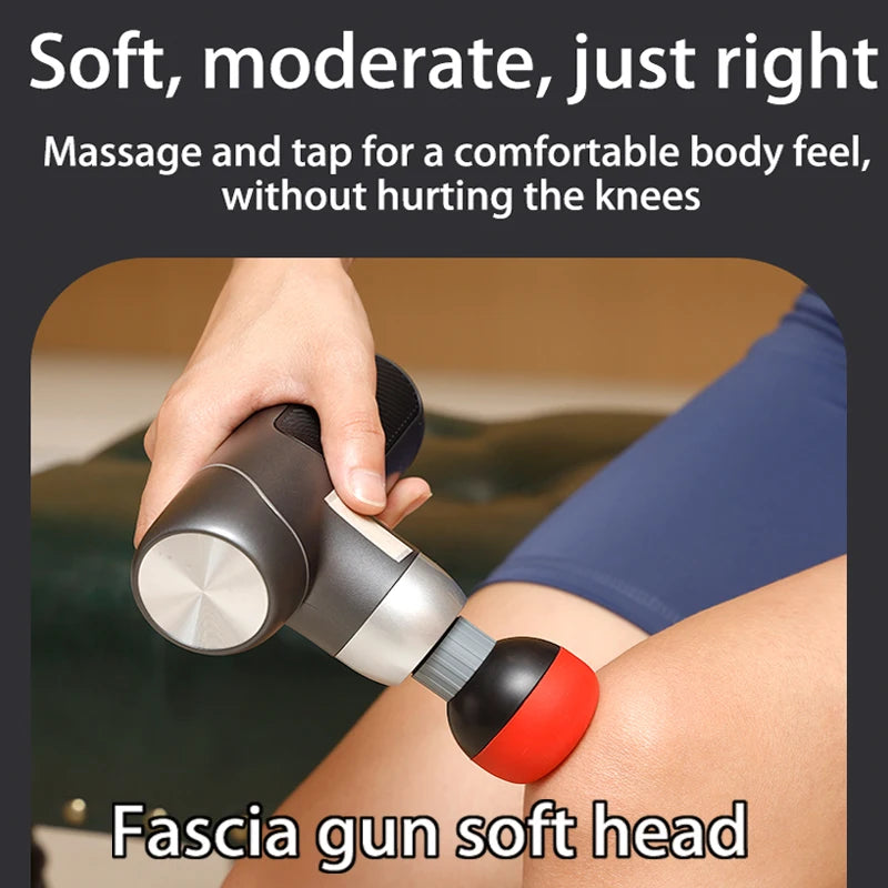 Fascia gun massage head 12mm-18mm caliber universa massage gun accessoriesl silicone soft head for deep tissue muscle relaxation