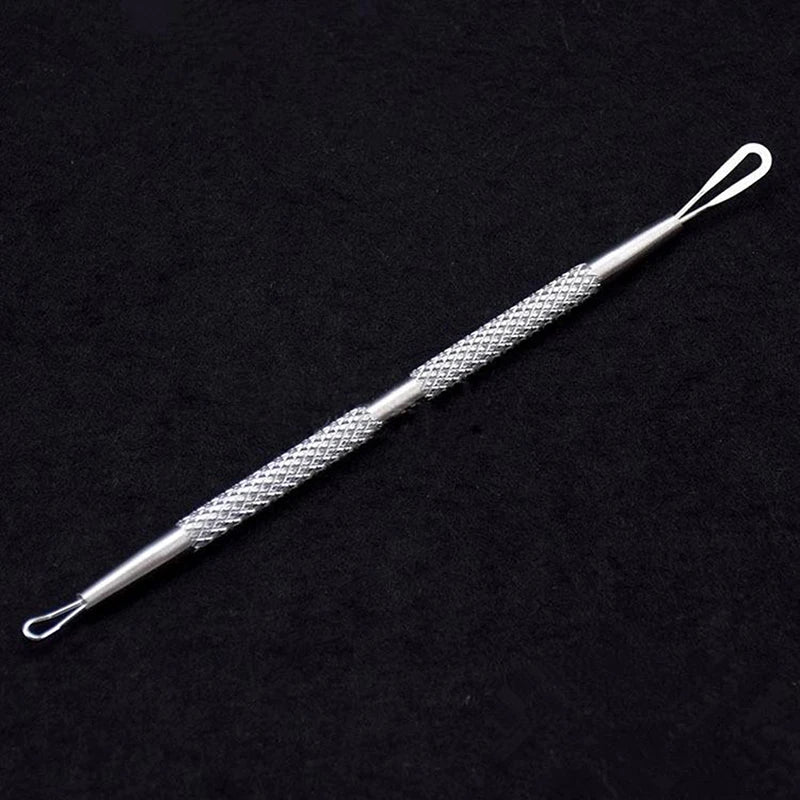 Blackhead Remover Cleaner Tool Non Slip Double Head Blackhead Blemish Needle Pimple Stainless Steel Conmetics Tool