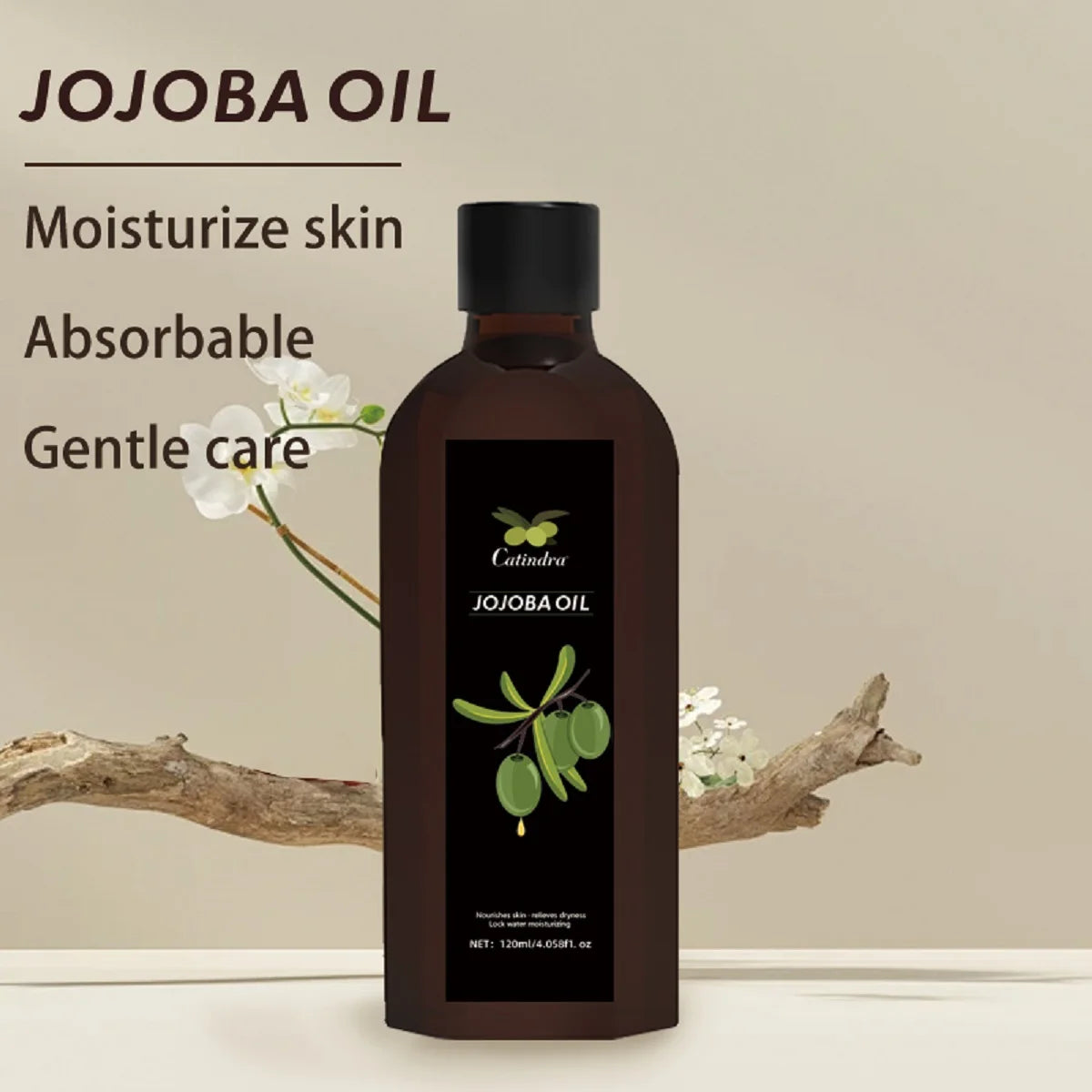 120ml Jojoba Oil Firm Skin Moisturizing Body Effectively Massage SPA Smooth Body Care Natural Organic Plant Oil