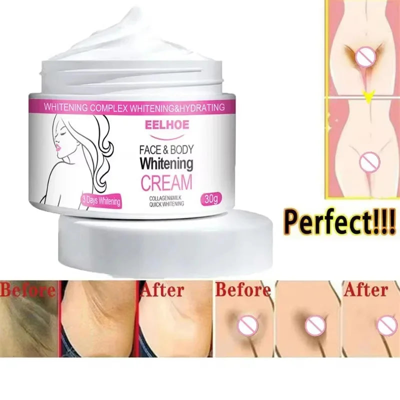 Brightening Cream For Intimate Parts Body Knees Remove Dull Pigments Brighten Serum Elbows Knuckles Lightening Skin Care Product