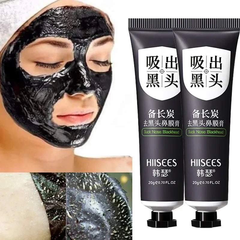 Bamboo Blackhead Cream Remover Oil Control Exfoliating Face Mask Cream Peel Off Nose Black Dots Mask Acne Cleansing Cosmetics